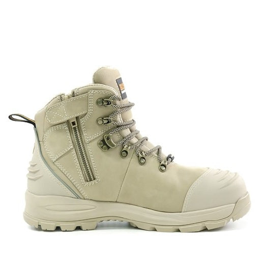 Bison XTLZST Ankle Lace Up With Zip Safety Boots