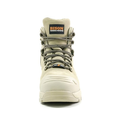 Bison XTLZST Ankle Lace Up With Zip Safety Boots