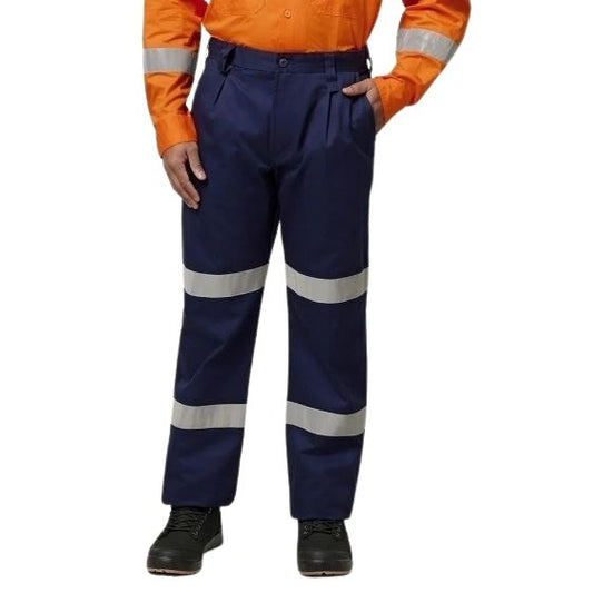 Hard Yakka Y02615 Foundations Drill Pant With Double Hoop Tape