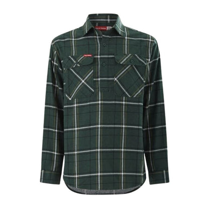 Hard Yakka Y04006 Core LS Closed Front Check Flannel Shirt