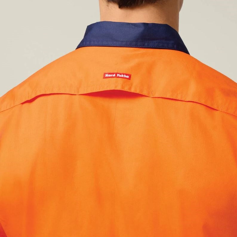 Hard Yakka Y04620 Core HiVis 2 Tone Light Weight Vented Shirt