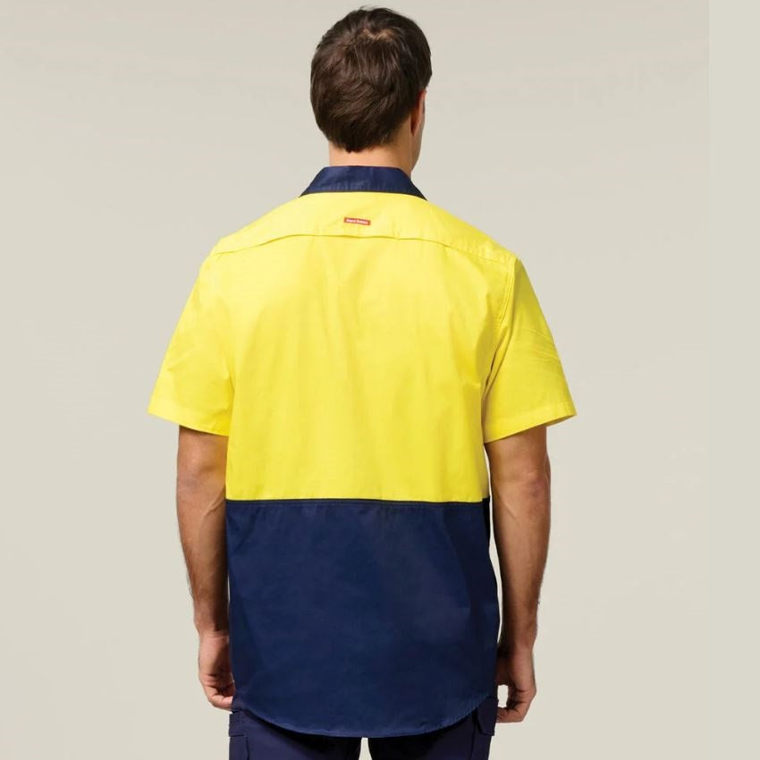 Hard Yakka Y04620 Core HiVis 2 Tone Light Weight Vented Shirt