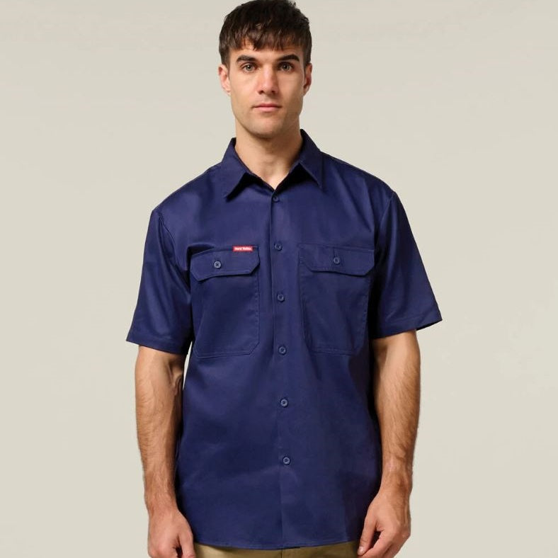Hard Yakka Y04625 Core Short Sleeve Lightweight Vented Cotton Shirt