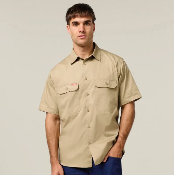 Hard Yakka Y04625 Core Short Sleeve Lightweight Vented Cotton Shirt
