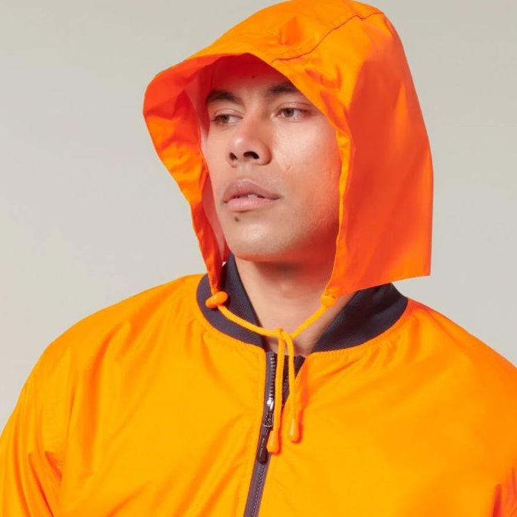 Hard Yakka Y06675 Core Hi Vis 2 Tone Taped Waterproof Bomber Jacket