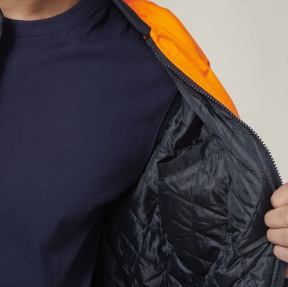 Hard Yakka Y06675 Core Hi Vis 2 Tone Taped Waterproof Bomber Jacket