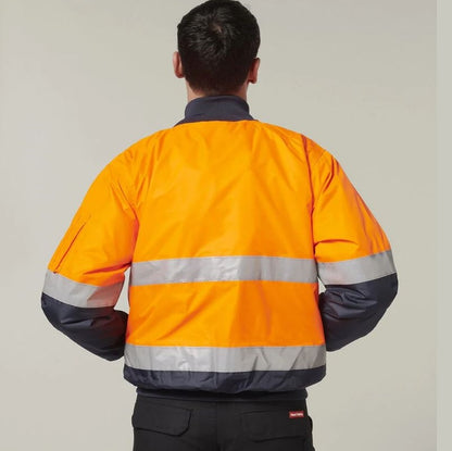 Hard Yakka Y06675 Core Hi Vis 2 Tone Taped Waterproof Bomber Jacket