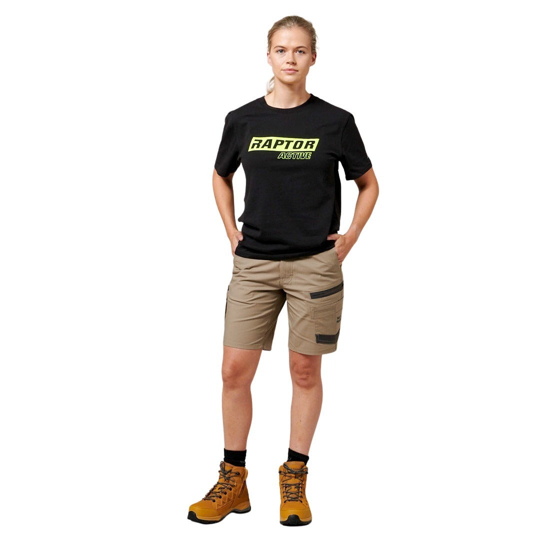 Hard Yakka Y08228 Womens Raptor Mid Short