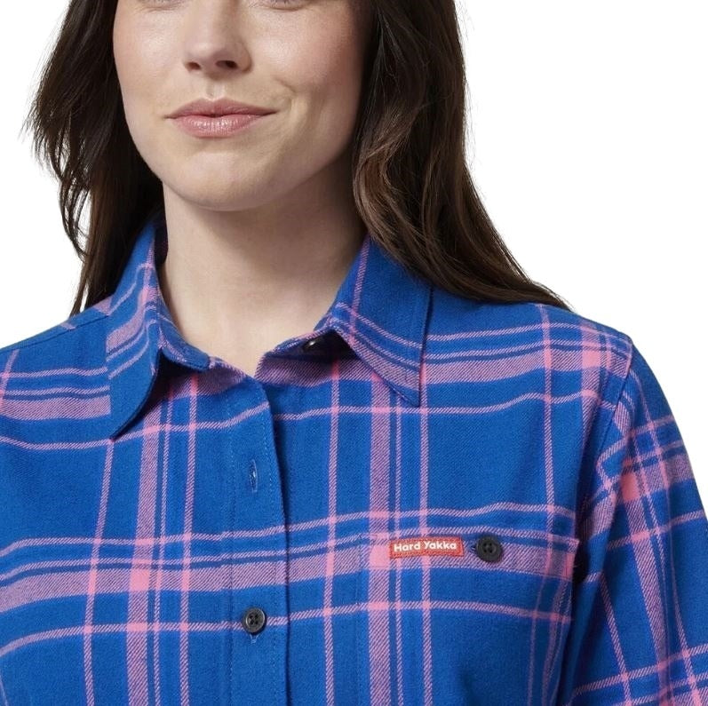 Hard Yakka Y08744 Womens Check Flannie