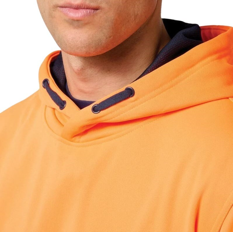Hard Yakka Y19325 HiVis Two Tone Brushed Fleece Hoodie