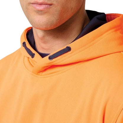 Hard Yakka Y19325 HiVis Two Tone Brushed Fleece Hoodie