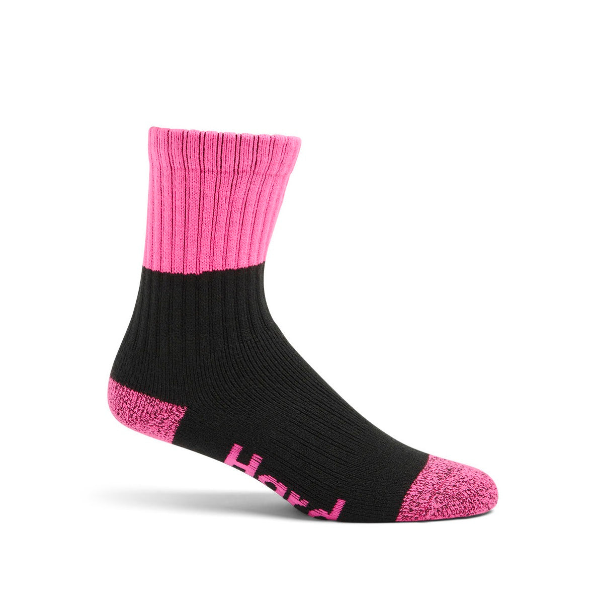 Hard Yakka Y20013 Womens Core Hi Vis Work Crew Sock 3 Pack