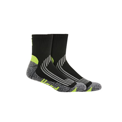 Hard Yakka Y20017 Core Coolmax Padded Quarter Crew Sock 2PK