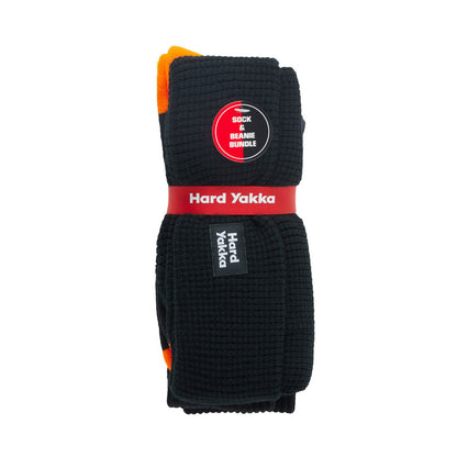 Hard Yakka Y20110 2 Pack Sock Beanie Bundle Pack