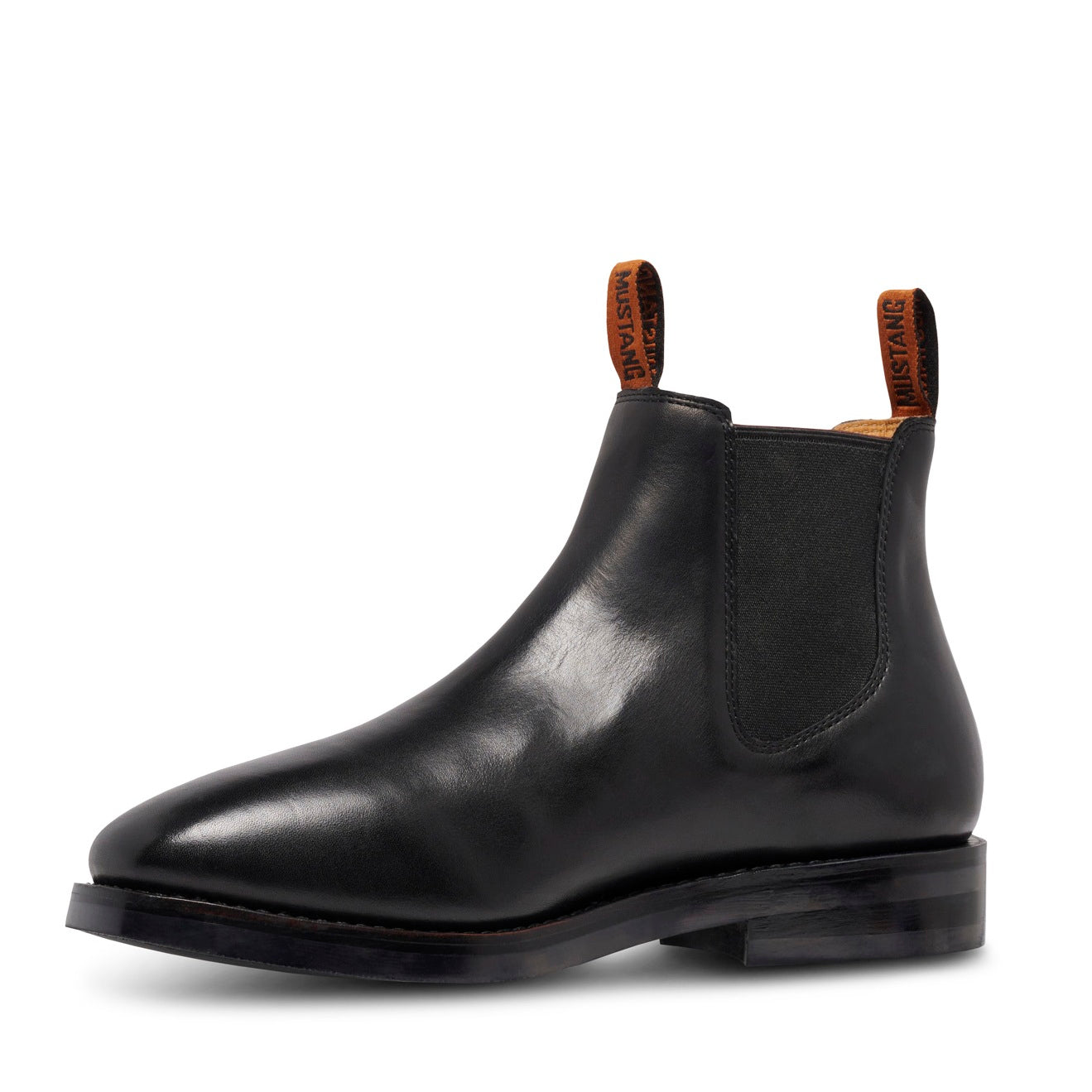Mustang Signature Y61061 Mens Pull Up Leather Non Safety Boots