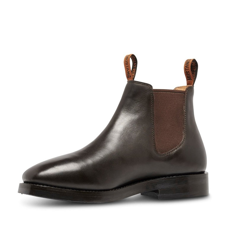 Mustang Signature Y61062 Mens Pull Up Leather Non Safety Boots