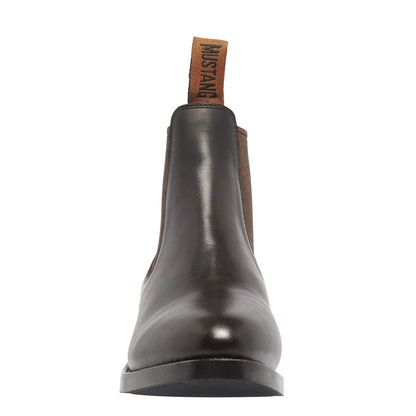 Mustang Signature Y61065 Womens Pull Up Leather Non Safety Boot