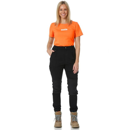 Z01P Black Zadie Work Pants - Front View