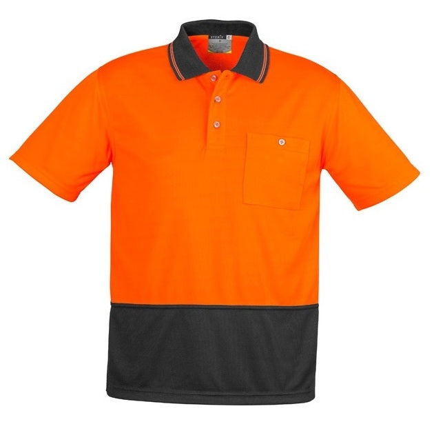 Syzmik ZH231 Unisex HiVis Basic Spliced S/S Polo