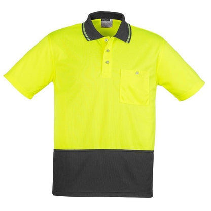 Syzmik ZH231 Unisex HiVis Basic Spliced S/S Polo