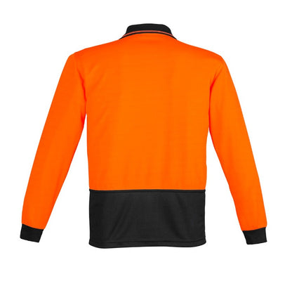 Syzmik ZH232 Unisex HiVis Basic Spliced L/S Polo