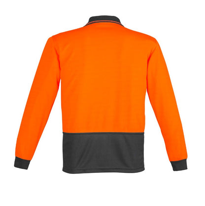 Syzmik ZH232 Unisex HiVis Basic Spliced L/S Polo