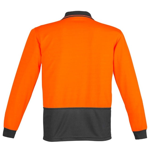 Syzmik ZH232 Unisex HiVis Basic Spliced Long Sleeve Polo