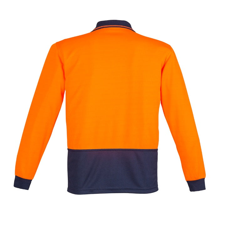 Syzmik ZH232 Unisex HiVis Basic Spliced L/S Polo