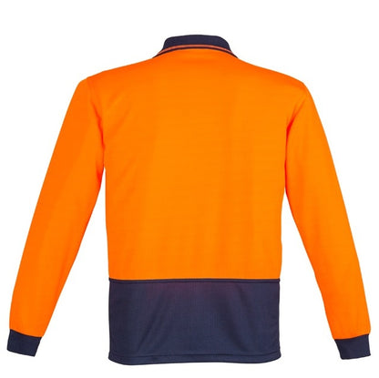Syzmik ZH232 Unisex HiVis Basic Spliced Long Sleeve Polo