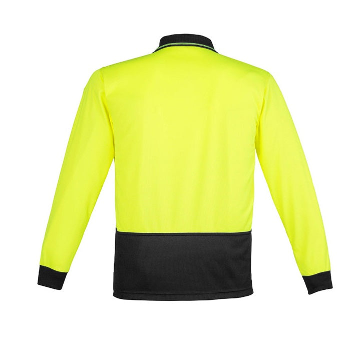 Syzmik ZH232 Unisex HiVis Basic Spliced L/S Polo