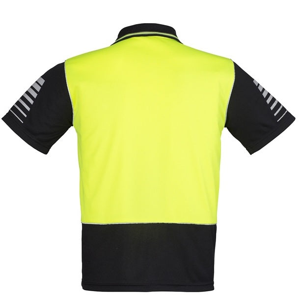 Syzmik ZH236 Mens HiVis Zone Short Sleeve Polo
