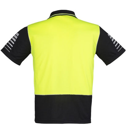 Syzmik ZH236 Mens HiVis Zone Short Sleeve Polo