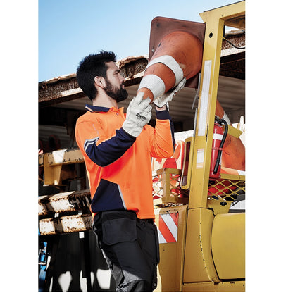 Syzmik ZH238 Mens HiVis Squad L/S Polo