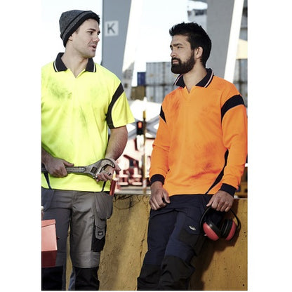 Syzmik ZH248 Mens HiVis Aztec S/S Polo