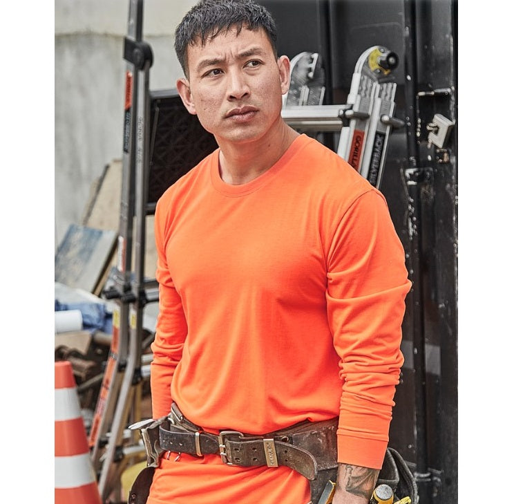 Syzmik ZH390 Mens Hi Vis Long Sleeve Tee