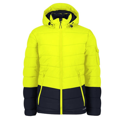 Syzmik ZJ240 Unisex Hi Vis Streetworx Hooded Puffer Jacket