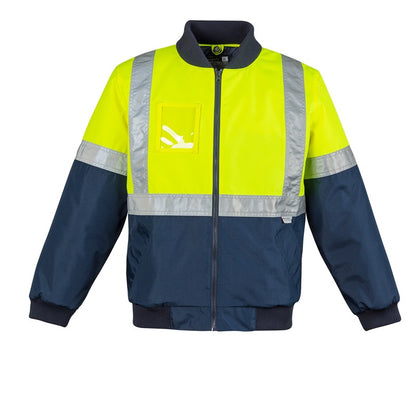 Syzmik ZJ351 Mens HiVis Quilted Flying Jacket