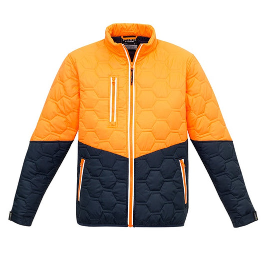 Syzmik ZJ420 DISCONTINUED Hi Vis Unisex Hexagonal Puffer Jacket