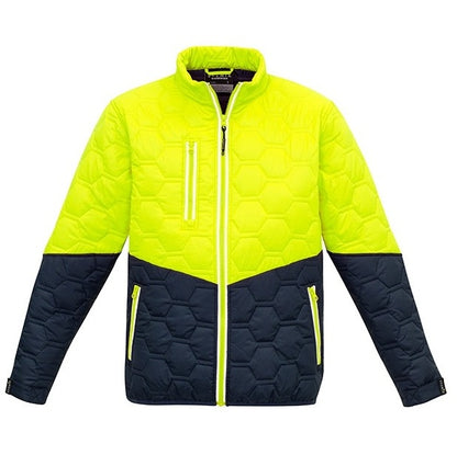 Syzmik ZJ420 DISCONTINUED Hi Vis Unisex Hexagonal Puffer Jacket