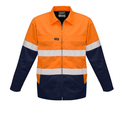 Syzmik ZJ590 Mens HiVis Cotton Drill Jacket