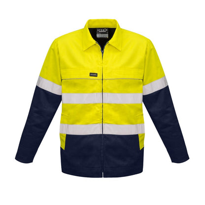 Syzmik ZJ590 Mens HiVis Cotton Drill Jacket