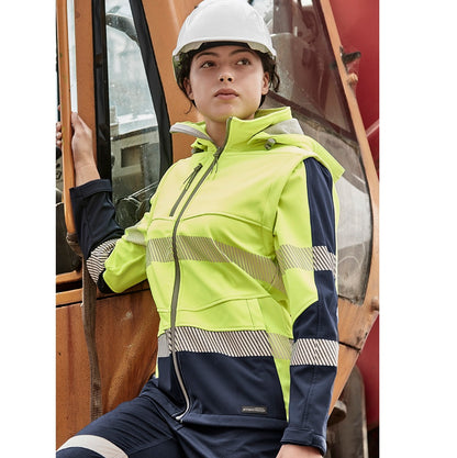 Syzmik ZJ753 Womens Streetworx 2 In 1 Stretch Softshell Jacket