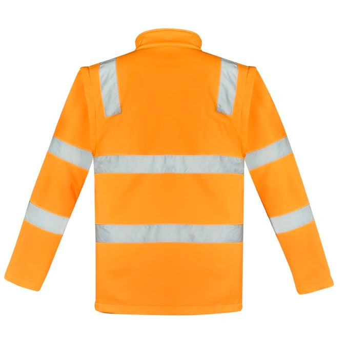 Syzmik ZJ780 Unisex HiVis Vic Rail 2-in-1 Softshell Jacket