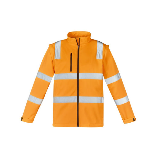 Syzmik ZJ780 Unisex HiVis Vic Rail 2-in-1 Softshell Jacket