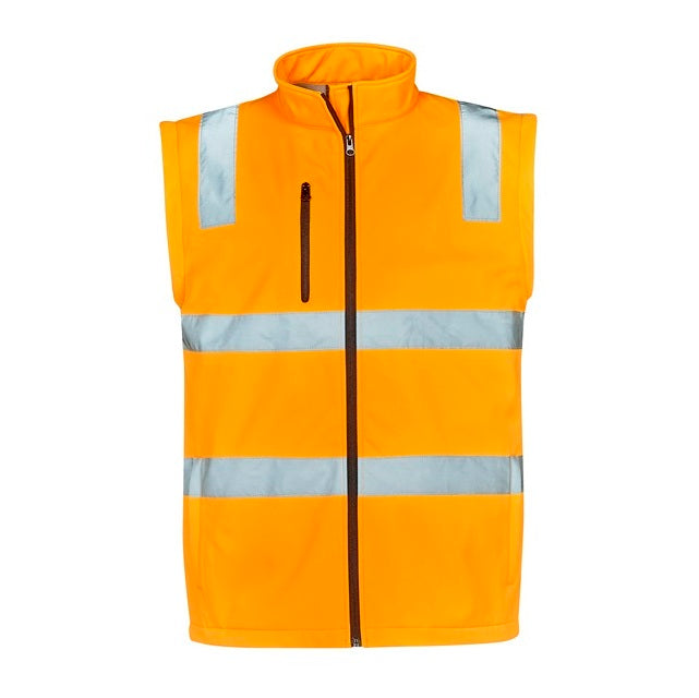 Syzmik ZJ780 Unisex HiVis Vic Rail 2-in-1 Softshell Jacket