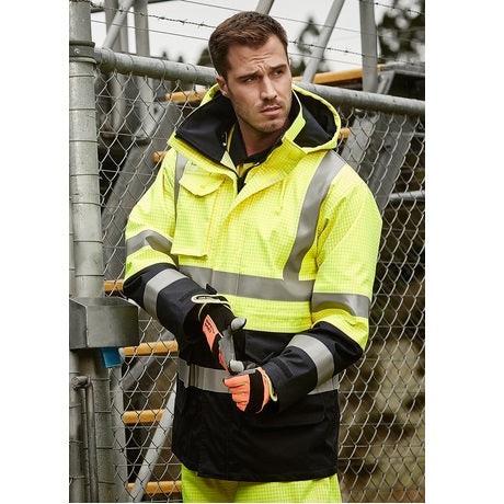 Syzmik ZJ900 Mens Fire Amour ARC Rated Anti-Static Waterproof Jacket