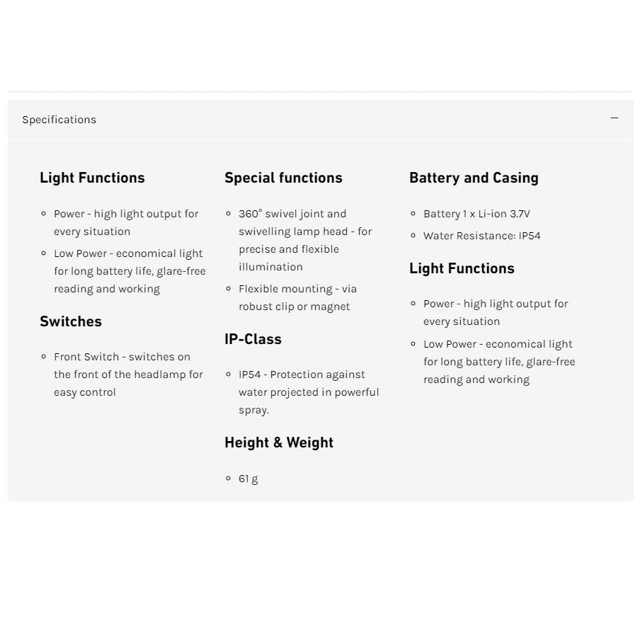 Specification