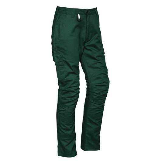Mens green long wearing cooling breathable quick drying worksite Syzmik ZP504 Mens Rugged Cooling Cargo Pant