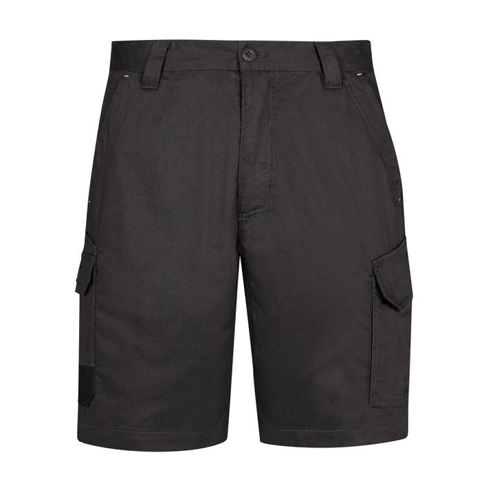 Syzmik ZS146 Mens Summer Cargo Short - Charcoal - Alternative Front View