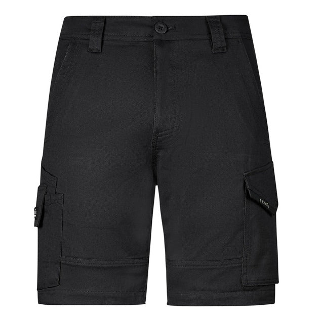 Syzmik ZS605 Mens Rugged Cooling Stretch Shorts - Black - Alternative Front View
